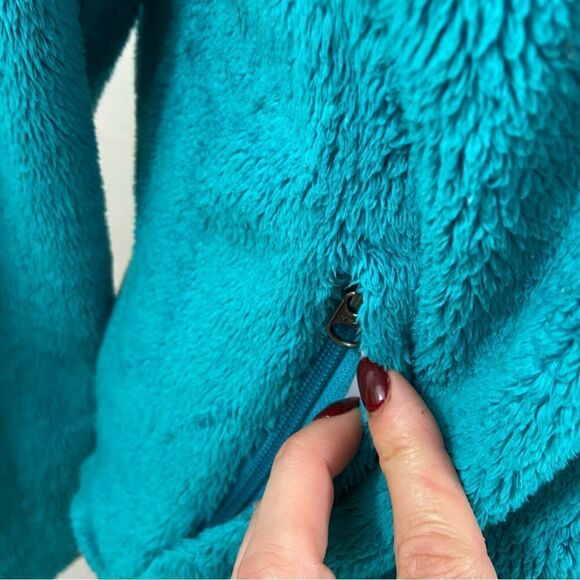 Women’s The North Face Osito 2 Bright Green Full Zip Fleece Jacket Size XS - Picture 10 of 13